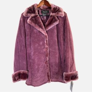 NEW Terry Lewis Classic Luxuries Women’s 100% Genuine Leather Coat, Size Medium